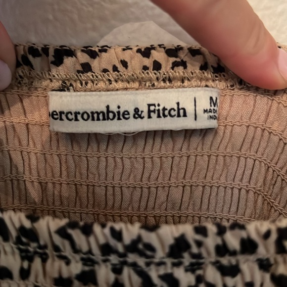 //ABERCROMBIE AND FITCH// Cheetah Print Midi Dress - Picture 5 of 5